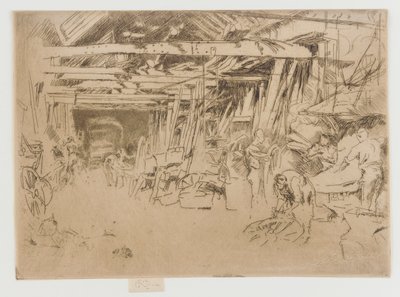 Carpintero de ruedas de James Abbott McNeill Whistler