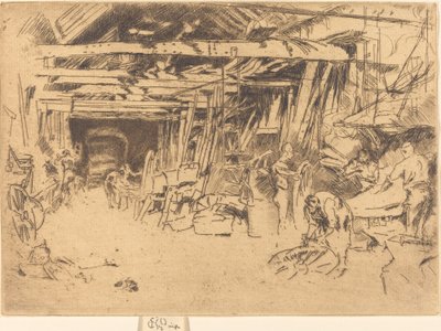 Carpintero de ruedas de James Abbott McNeill Whistler