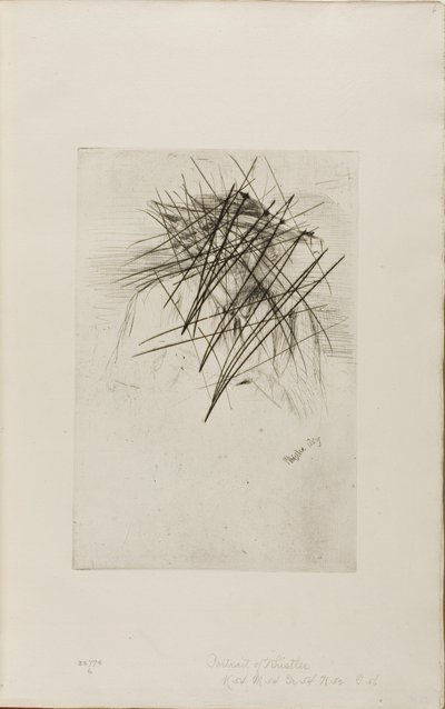 Whistler con sombrero de James Abbott McNeill Whistler
