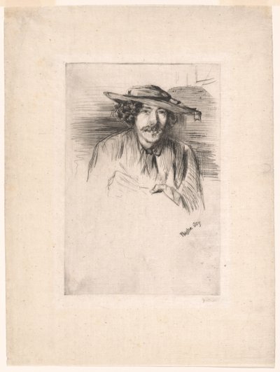 Whistler con sombrero de James Abbott McNeill Whistler