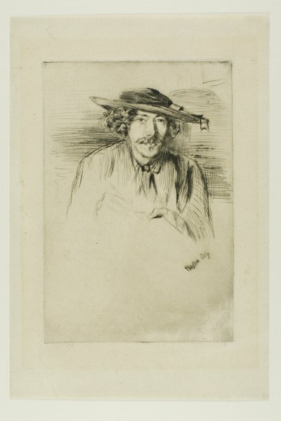 Whistler con sombrero de James Abbott McNeill Whistler