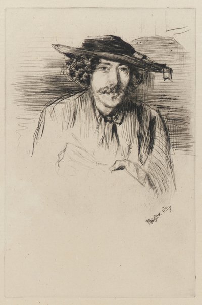 Whistler con sombrero de James Abbott McNeill Whistler