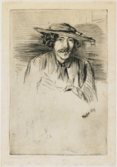 Whistler con un sombrero de James Abbott McNeill Whistler