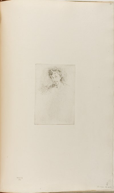 Whistler con el mechón blanco de James Abbott McNeill Whistler