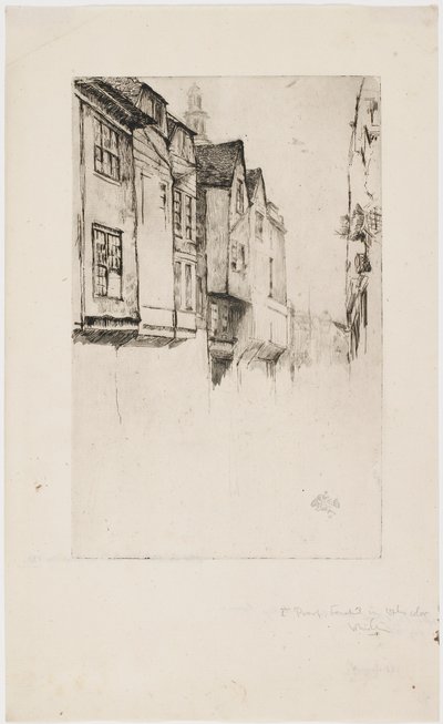 Calle Wych, Londres de James Abbott McNeill Whistler