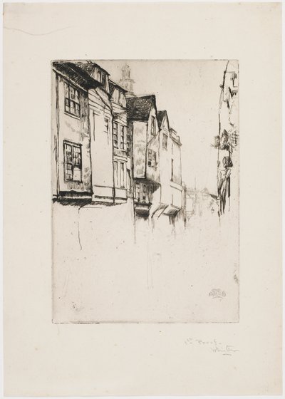 Calle Wych, Londres de James Abbott McNeill Whistler