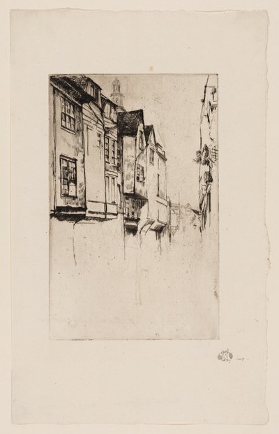 Wych Street, Londres de James Abbott McNeill Whistler