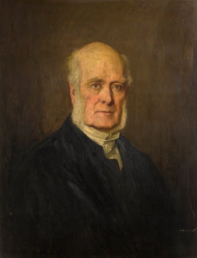 Rev. William Wilson (1808-1888) (óleo sobre lienzo) de James Michael Brown