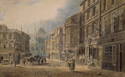 Londres, Old Tothull St. Conduciendo a la Abadía de Westminster, 1776 de James Miller