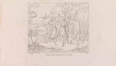 Diseños para la Gran Sala de la Sociedad de Artes (4 de 1 hoja) de James Mitan