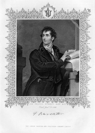 Sir Francis Burdett 1770-1844, político reformista inglés, siglo XIX de James Morrison
