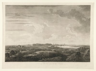 Una vista de Boston tomada en el camino a Dorchester de James Newton