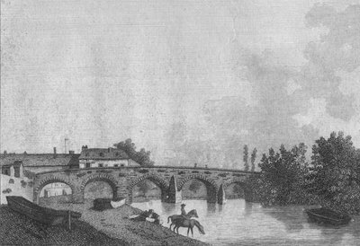 Puente de Maidstone, Kent. Pl. 2, 1787 de James Newton