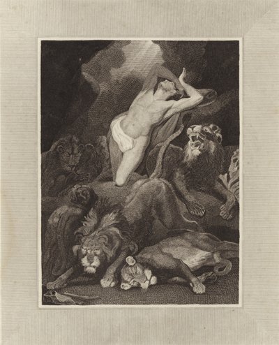 Daniel en el foso de los leones de James Northcote