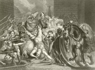 Alcalde de Londres matando a Wat Tyler de James Northcote