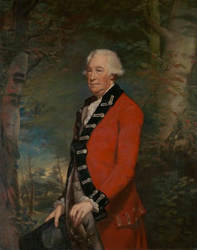 Sir Ralph Milbanke, Bt., con el uniforme de la Milicia de Yorkshire (North Riding) de James Northcote