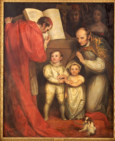 El matrimonio de Ricardo de Shrewsbury, Duque de York, con Lady Anne Mowbray, 1820 de James Northcote