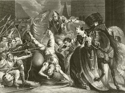 La muerte de Wat Tyler de James Northcote