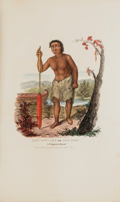 MEN-DOW-MIN o El Maíz; Un Enano Chippewa, de La Cartera Aborigen de James Otto Lewis