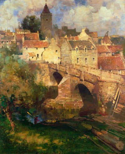 Un pueblo en East Linton, Haddington de James Paterson