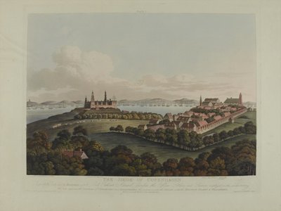 Dinamarca 1807: El asedio de Copenhague, grabado por Robert Pollard (1792-1867) y Joseph Constantine Stadler (1780-1812) publicado en 1807 de James Pattison Cockburn