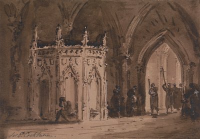Procesión en una iglesia de James Pattison Cockburn