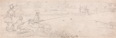 Pesca cerca de Totten Mill de James Pollard