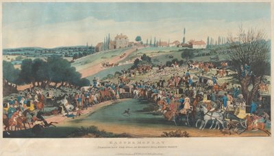Lunes de Pascua. 1. Volteo del ciervo en Buckits Hill, Epping Forest de James Pollard