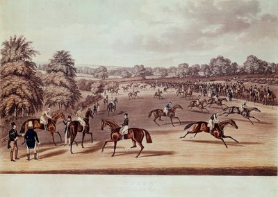 Carreras de caballos en Epsom antes de la salida de James Pollard