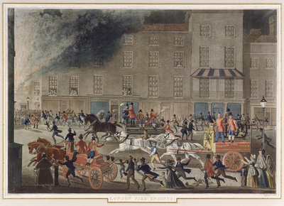 Bomberos de Londres, c.1830 de James Pollard
