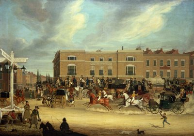 El Elefante y el Castillo en el Camino de Brighton de James Pollard