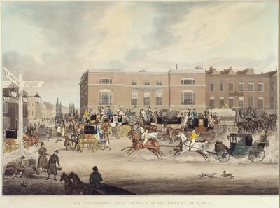 El Elefante y el Castillo en el Camino de Brighton de James Pollard