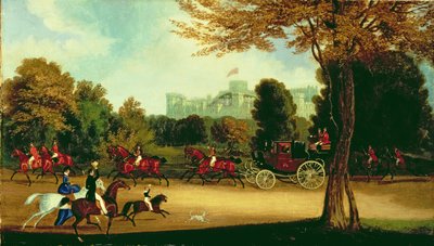 Guillermo IV conduciendo en el Parque de Windsor de James Pollard