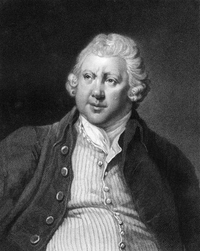 Richard Arkwright, industrial y inventor británico del siglo XVIII, 1836 de James Posselwhite