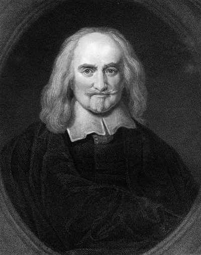 Thomas Hobbes, filósofo inglés del siglo XVII de James Posselwhite