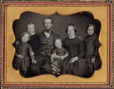 Retrato de familia,c. 1848 (foto) de James Presley Ball