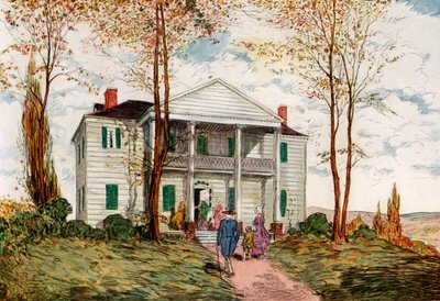 Mansión Morris-Jumel, Washington Heights, siglo XVIII, 1921 de James Preston