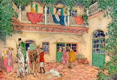 La Casa Embrujada, Nueva Orleans, Luisiana, EE.UU., siglo XVIII 1921 de James Preston