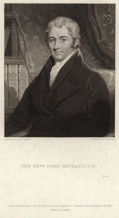 Retrato de John Lingard de James Ramsay