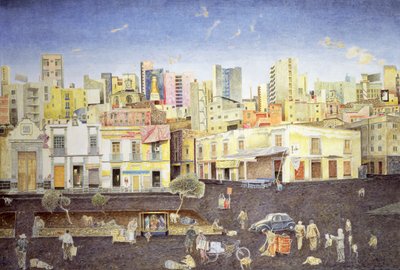 Peluquero en la Plaza Roldán, 2001 de James Reeve