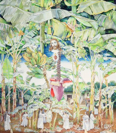 Visión Milagrosa de Cristo en el Bosque de Plátanos, 1989 de James Reeve