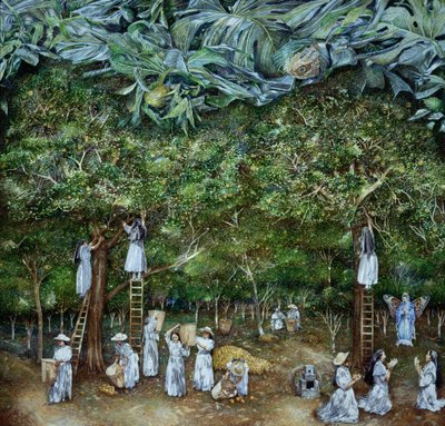 Visión Milagrosa de la Virgen en el Huerto de Naranjos, 1996 de James Reeve