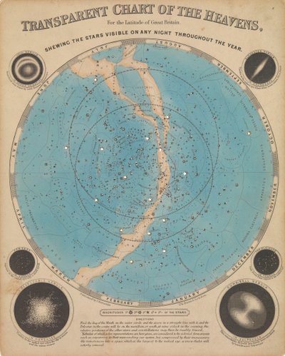 Carta de los cielos (retroiluminada) de James Reynolds