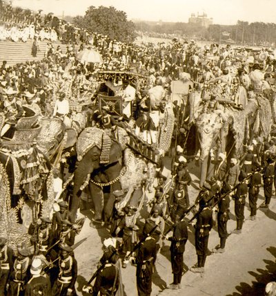 El Gran Durbar, Delhi, India. 1903 (foto) de James Ricalton