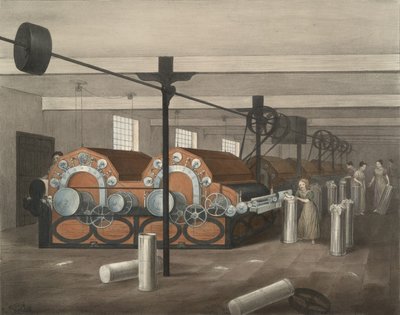 Cardado, Progreso del algodón No. 4, pub. 1840 de James Richard Barfoot