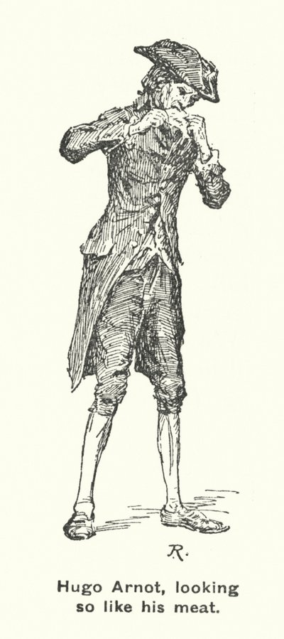 Hugo Arnot, pareciéndose tanto a su carne de James Riddel