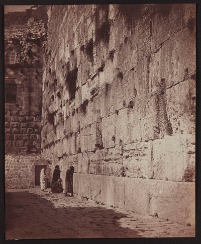 Muro de las Lamentaciones de los judíos [Jerusalén. Muro de las Lamentaciones (Muro Occidental)] de James Robertson