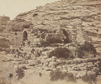 Pozo de Joab, Jerusalén, 1857 de James Robertson