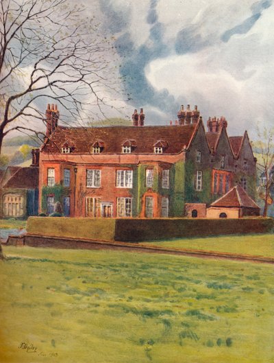 Barrow Green Court, Oxted, 1913 de James S Ogilvy