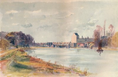 Isleworth desde el camino de sirga de James S Ogilvy